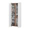 Manhattan Comfort Ratzer Storage Cabinet in White and Brown SC-317AMC193 - alternate 5
